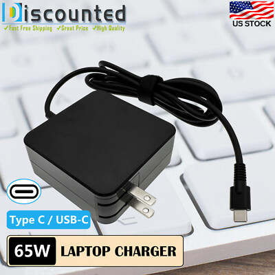 65W USB-C AC Adapter Charger For Samsung Galaxy Book2 Pro 360 NP930QED Laptop