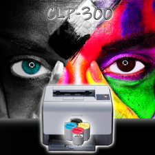 SAMSUNG Farblaserdrucker CLP-300 inkl. neue Toner