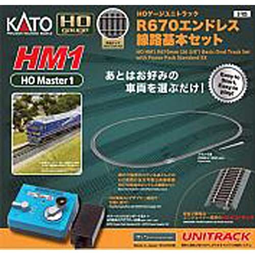 KATO HO Gauge Unitrack HM1 R670 EndlessTrack Basic Set 3105 Model