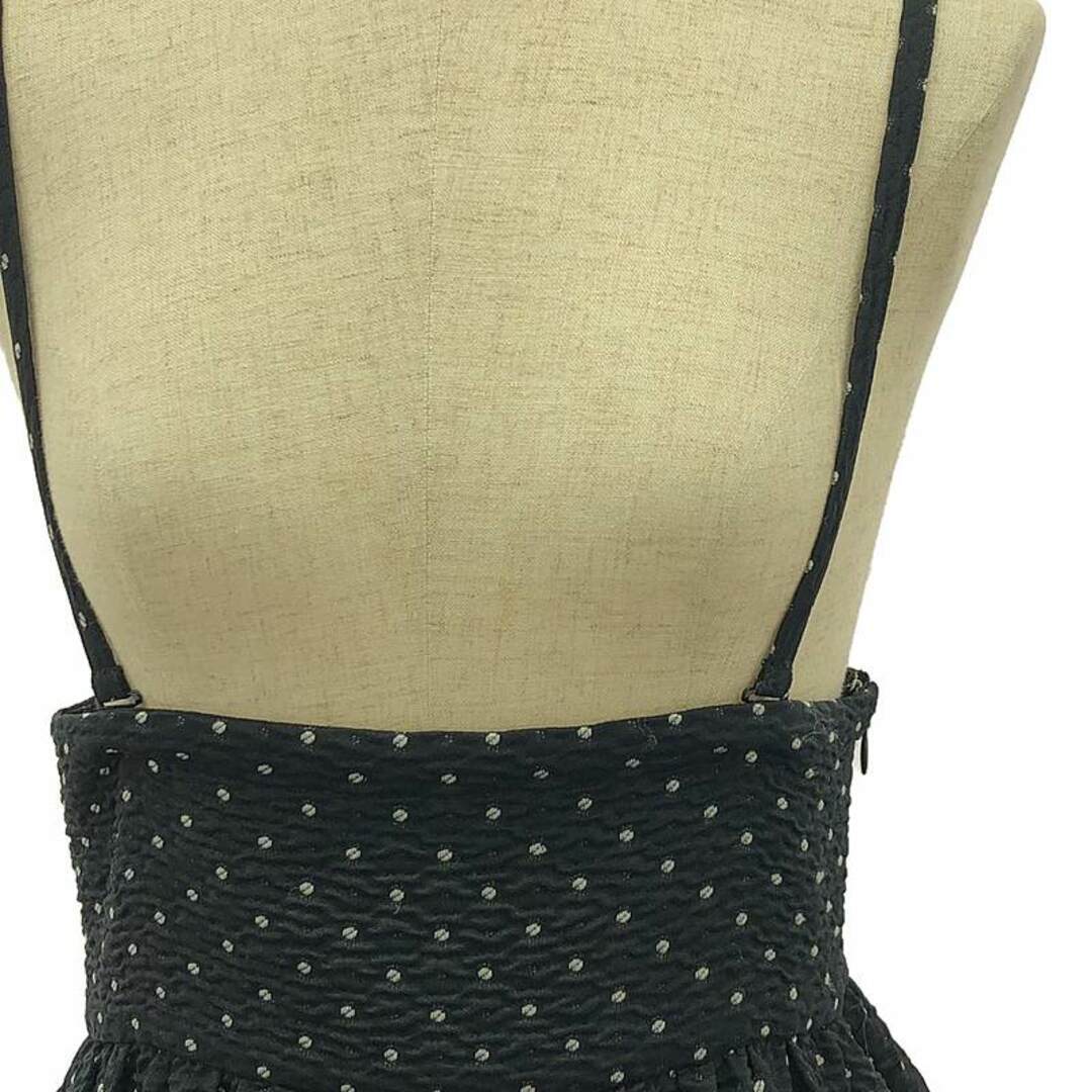 Bluelea Bull Dot Jacquard Suspenders Skirt S Black Womens Bluelea Bull Dot Jacquard Suspenders Skirt S Black Womens