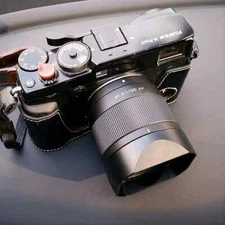 fit for Viltrox 35mm F1.7 Bayonet Metal Square Lens Hood With Free Metal Cap