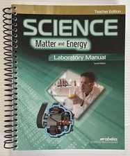 Abeka Science Matter & Energy Laboratory Manu...