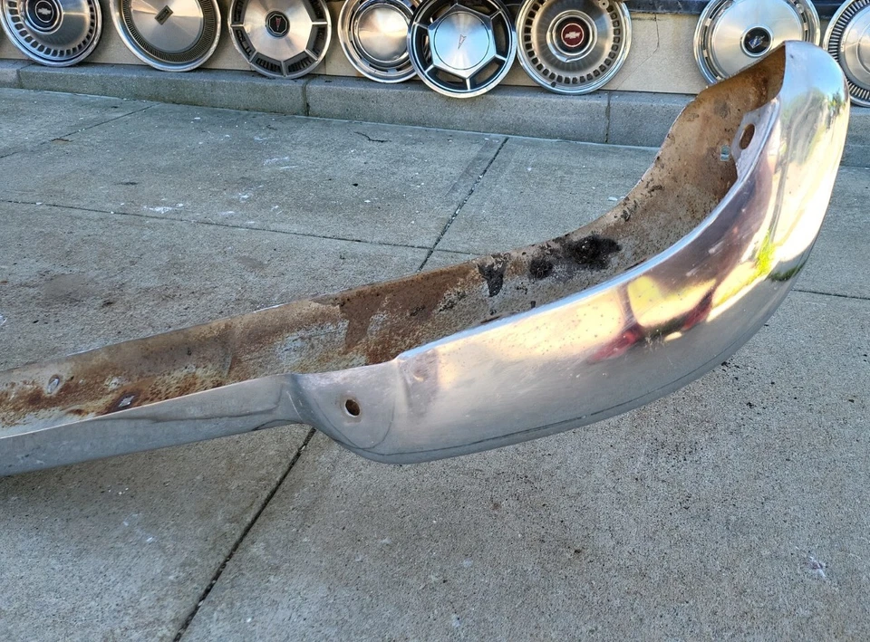 Used OEM Chrome Front Bumper 1956 Buick Super/Roadmaster (B238) - Image 4 of 4