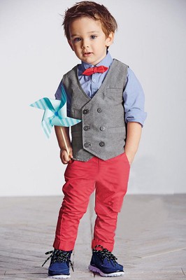 Cheap Price New listing New Kids Baby Boys Gentleman Sets VestShirtPants Toddler Clothes 45Years