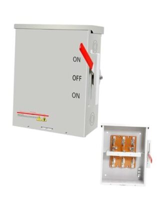 200A Generator Transfer Switch, 3P 48000w General Duty Double Throw Heavy Duty 