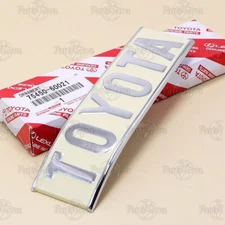 OEM Toyota LAND CRUISER FJ40 Rear Left Quarter Chrome Ornament Emblem 7545060021