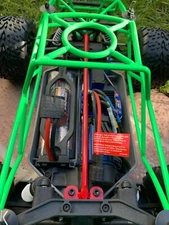 Stampede® 4x4 Red Chassis Brace Brushed Brushless VXL XL-5 By VG Racing 67086-1