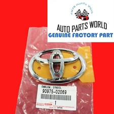 GENUINE OEM TOYOTA AVALON COROLLA REAR BACK LOGO EMBLEM 90975-02069