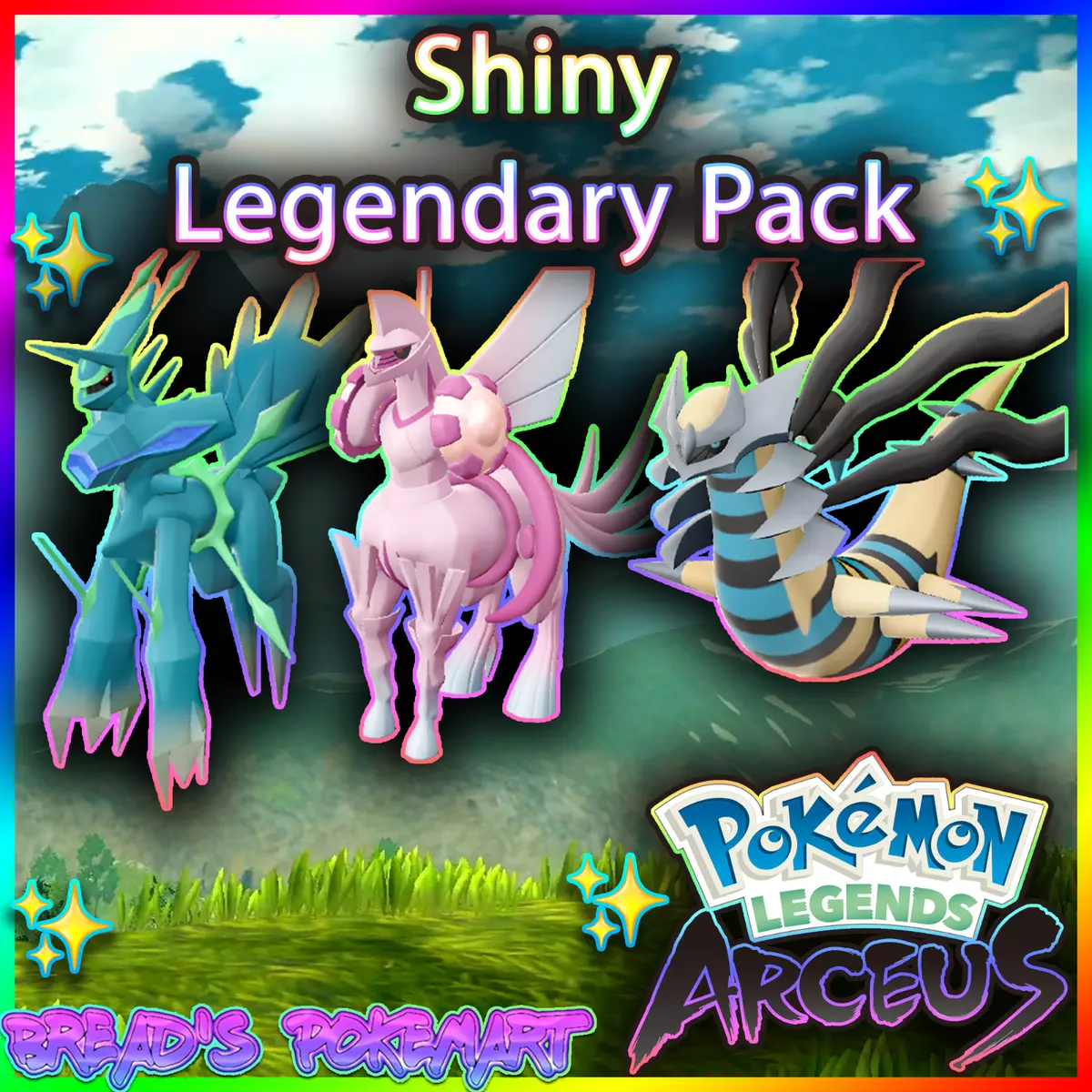 Pokemon Event: Shiny Palkia, Giratina, and, Dialga