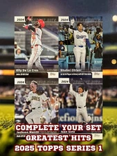 2025 Topps Series 1 GREATEST HITS Insert - You Pick - Complete Your Set
