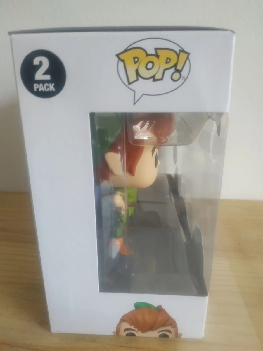 Funko Pop Peter Pan & Peter Pan's Shadow exclusive Disney CAJA DAÑADA VER FOTOS