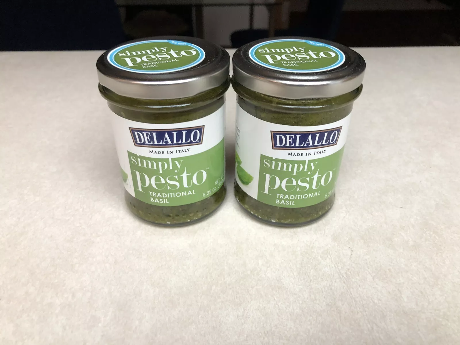 2 Simply Pesto Sauce 6.35oz Each Sealed Traditional Basil