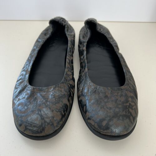 Ballerine Flexx Taglia 9 Pelle Dolce Gunmetal Arabis Ballet Comfort Elasticizzate - Foto 2 di 10