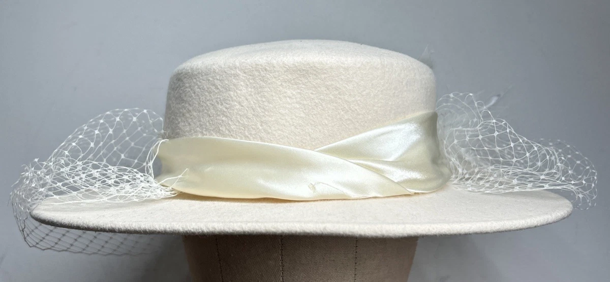 CHIC 1940s NAVY FELT \