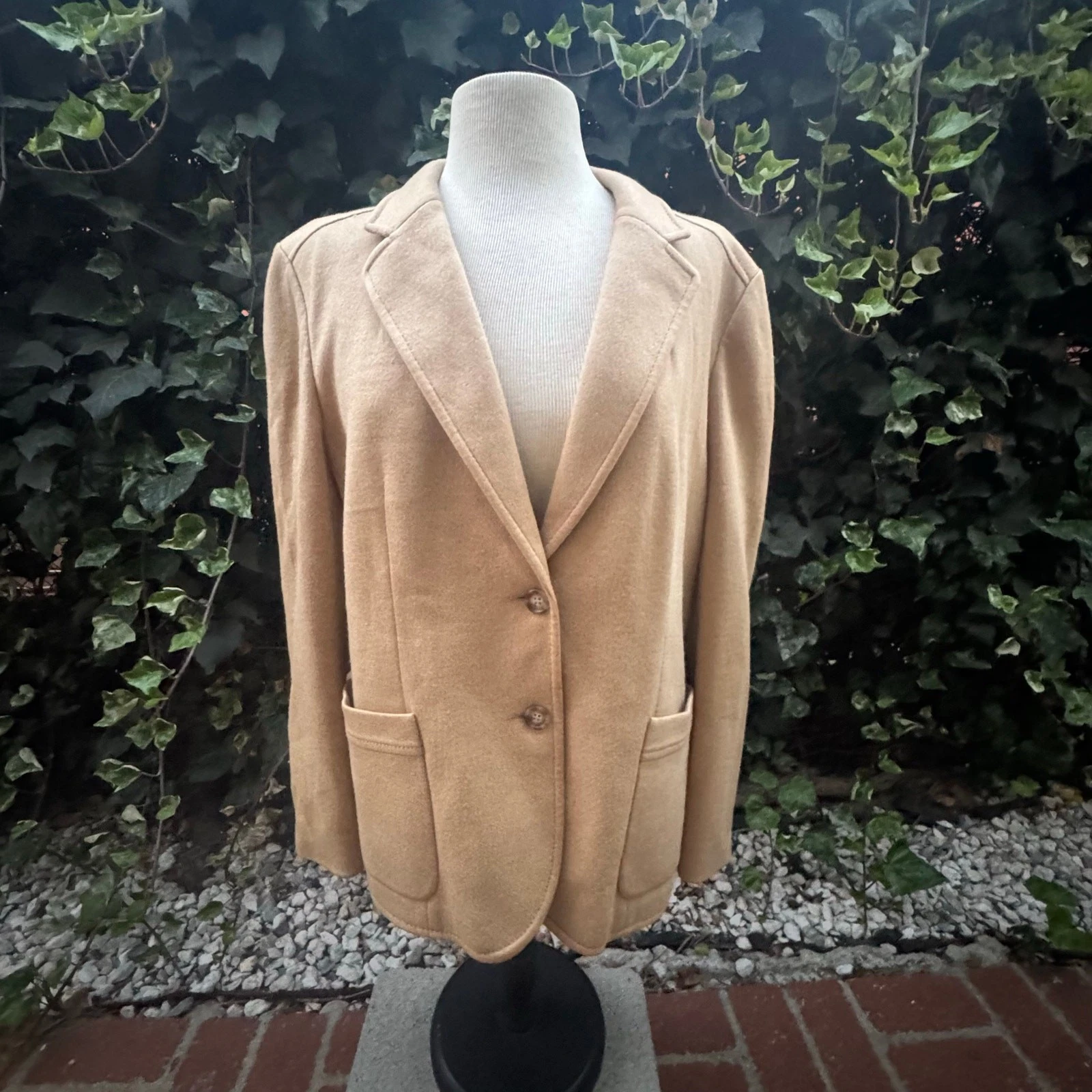 Bleyel Vintage Men's Blazer Brown Lined Made in Germany 100% Wool