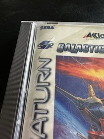 Galactic Attack (Sega Saturn 1995) -  Complete CIB w/ Registration Card