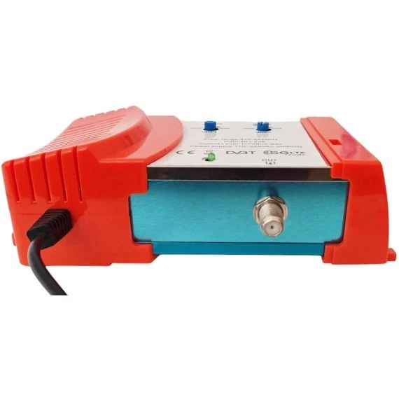 Kontrollgerät Antenne Fernseher 2 Eingänge Uhf Verstellbar 5G LTE 40dB Digital - Bild 2 von 4