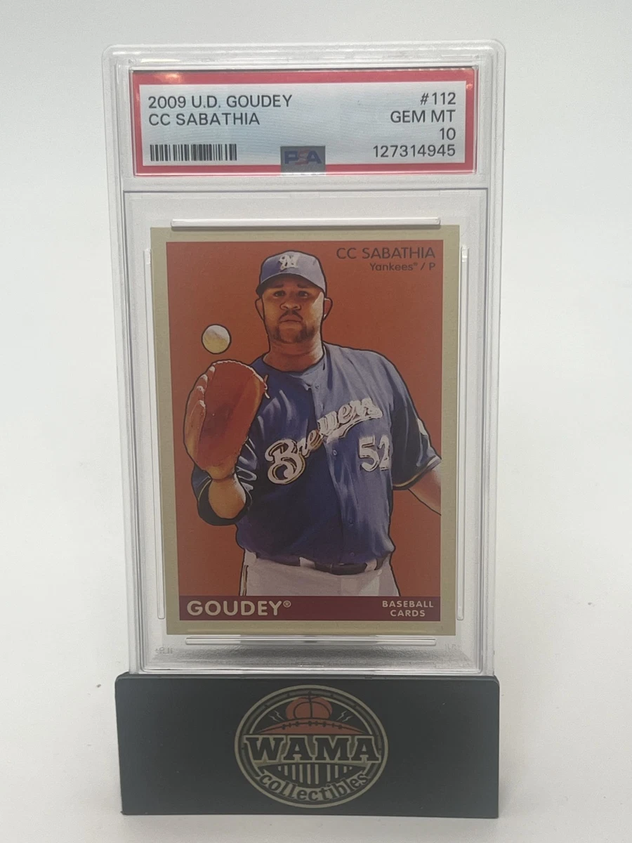 CC Sabathia Milwaukee Brewers Baseball Sports Trading Cards