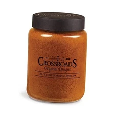 Crossroads Buttered Maple Syrup Scented 2-Wick Candle, 26 Ounce 26 oz