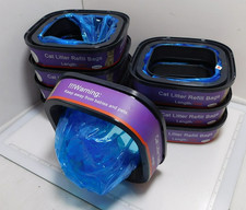 8 Pack Cat Litter Refill Bags Compatible w/Genie Standard  Plus Pails