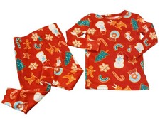 Cat  Jack Christmas Super Soft Fleece Pajama Set Sz 18 Months Snowman Reindeer
