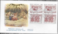 Vatican 1975 Virgin and Child in Glory by Titian SC# 591a FDC