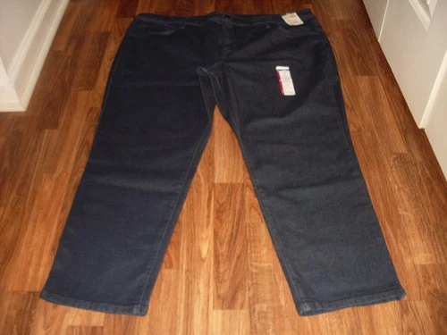 WOMENS TERRA & SKY STRAIGHT STRETCH JEANS SIZE 22W PETITE NWT