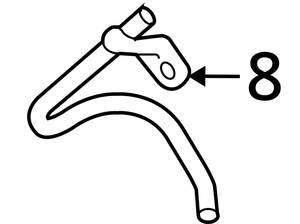 1996-2007 CHEVROLET OLDSMOBILE VENTURE SILHOUETTE PIPE ENG OIL CLR 24506765 NEW - Image 4 of 4