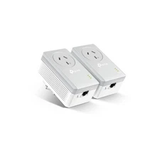 TP-Link TL-PA4010PKIT AV600 Powerline Adapter with AC Pass Through Starter Ki...