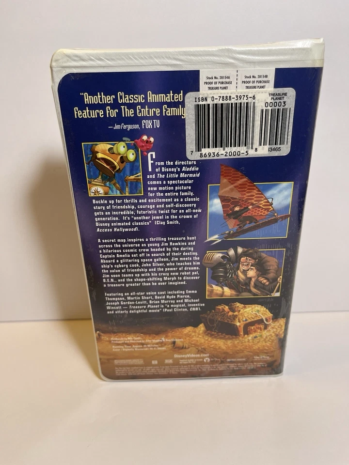 Authentic Treasure Planet DVD 2003 Walt Disney Brand New Factory Sealed THX - Image 4 of 4