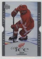 1997-98 Upper Deck Ice Lethal Lines Igor Larionov #L6-B HOF 2u3