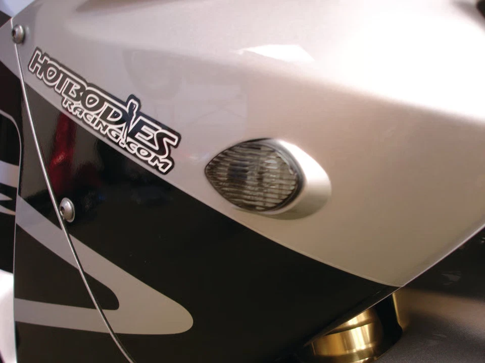 Señales de giro delanteras de montaje empotrado Hotbodies - Smoke Motorcycle Street H04RR-SIG-SMK Foto 4 de 4