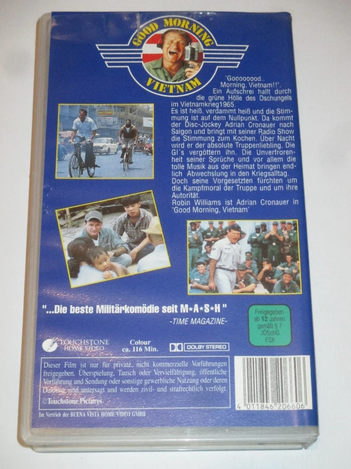 Touchstone - Good Morning Vietnam - VHS/Komödie/Robin Williams - Bild 2 von 2