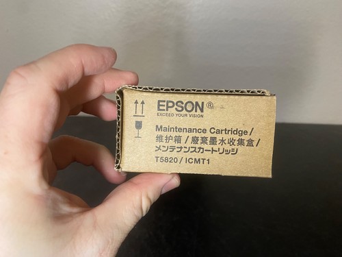 EPSON T5820 / ICMT1 Maintenance Cartridge, *NEW* - Picture 3 of 3