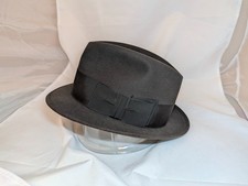 50's Resistol Brown XXX Beaver Fedora - Kitten Finish w/ Cav Edge - Size 7 1/4