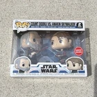 Funko Pop! Star Wars Count Dooku vs Anakin Skywalker 2-Pack GameStop exclusive