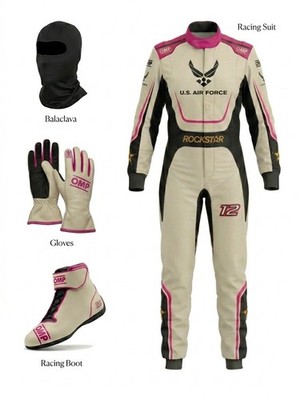 Go-Kart Racing Suit | CIK/FIA Level 2 Approved  Suit | US Air Force Design Suit