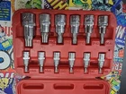 MAC Tools ST12B 12pc Chrome TP8-TP60 Torx 3/8 Socket Driver Bit Set