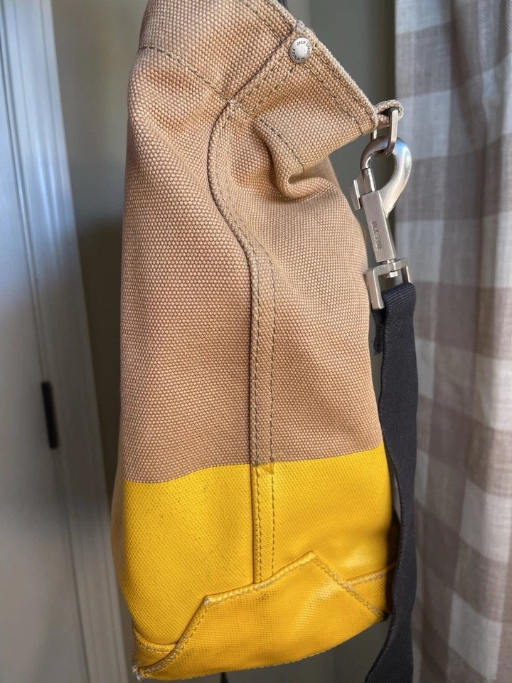 Jack Spade Vintage Tote Bag Commuter Crossbody Men’s Coated WELL LOVED/USED - Image 3 of 4