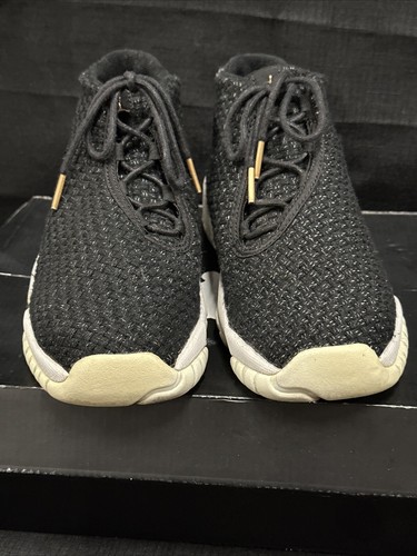 Nike Air Jordan Future BG Youth Kids 4Y Black White Woven 656504-011 EUC - Picture 10 of 12