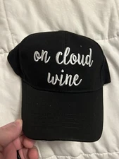 NEW On Cloud Wine C.C Women's Embroidered  Adjustable Cotton Baseball CC Cap hat
