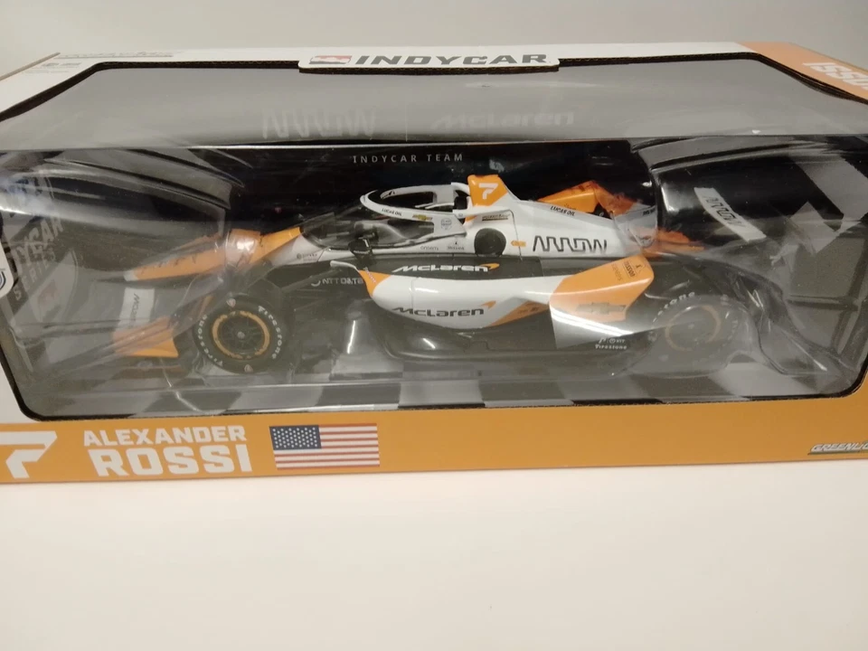 Greenlight Mclaren Chevrolet Dallara #7 Alexander Rossi NTT Indy 2024 1/18 11238 - Immagine 2 di 3