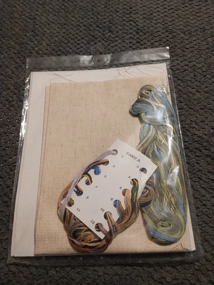 96VTG JANLYNN CONTADO PUNTO DE CRUZ #29-20 "Daisy Girl" Acabado Talla:12.5"X17.5" Foto 2 de 2