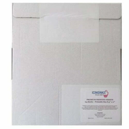 Hojas de azúcar papel comestible hojas de impresión A4 (8,3 x 11,7 pulgadas), 25 hojas Foto 4 de 4