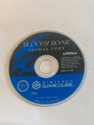 Bloody Roar Primal Fury Nintendo Gamecube Disc only PAL - Riss bis Mittelring