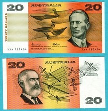Australia 20 Dollars ND(1991) P46e.2 EF/AU
