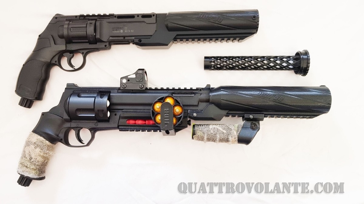 HDR68 TR68 SILENT WARRIOR EXTENDED bundle kit | UMAREX T4E| HDR 68|TR68|Silencer