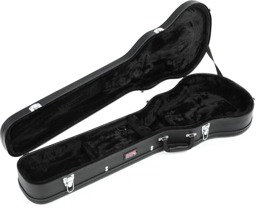 Gator Cases Hard-Shell Wood Case for Gibson Les Paul Guitars (GWE-LPS-BLK)