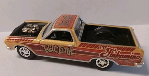 Johnny Lightning Rat Fink Custom 65 Chevy El Camino Pro Street Drag Rubber Tires - Picture 2 of 12