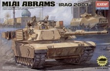 M1A1 Abrams, Iraq 2003 - Academy 13202 | kingshobby.com